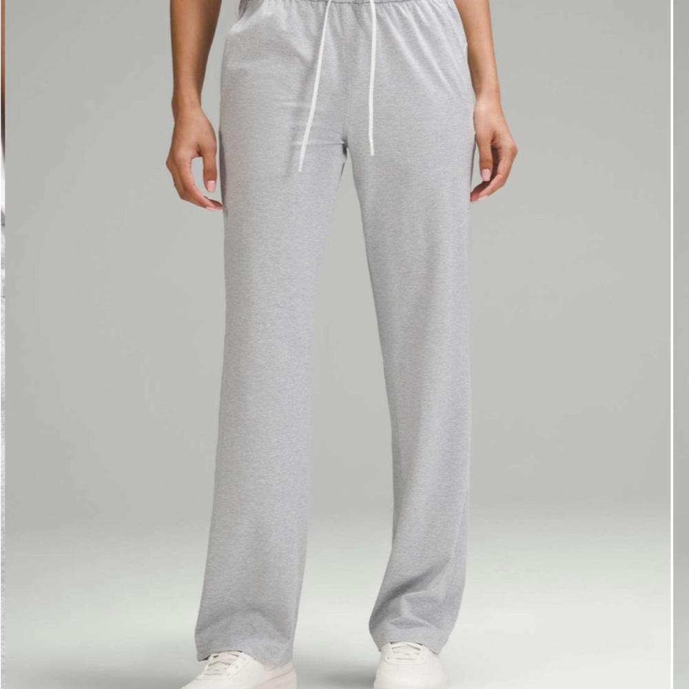 Lululemon Soft Jersey Straight-Leg Mid-Rise Pant *Regular
